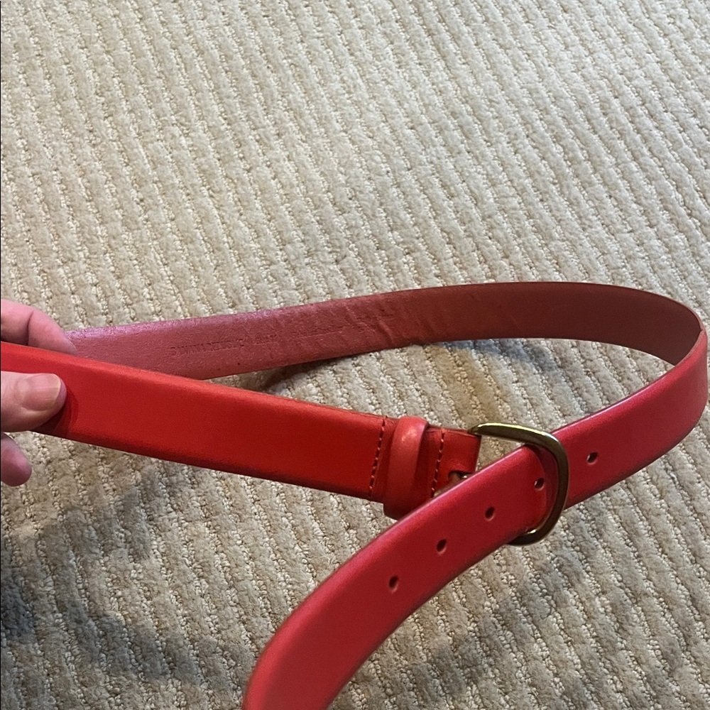 Banana Republic Red Leather Belt